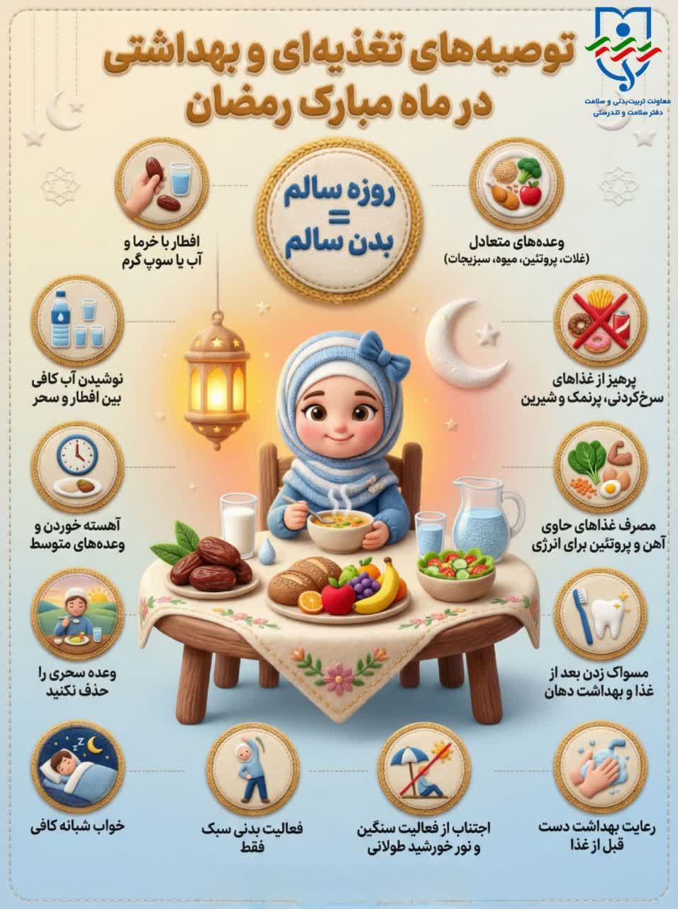 توصیه های تغذیه ای و بهداشتی ماه رمضان.jpg